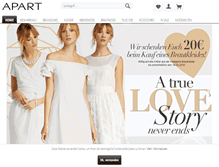 Tablet Screenshot of apart-fashion.de